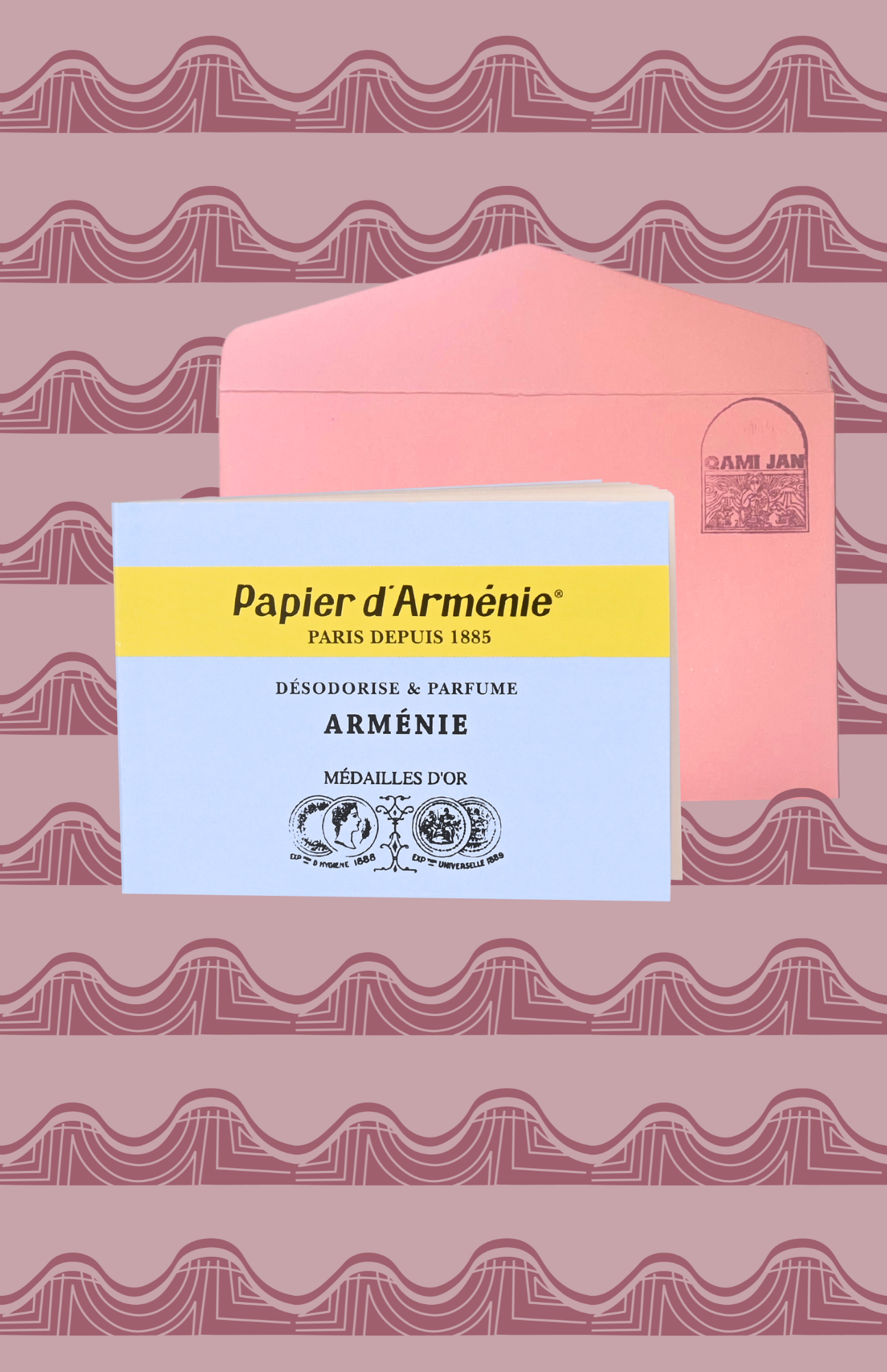 Papier d'Armenie, Natural Room Deodorizer, Incense Paper, Benzoin, 2  Booklets